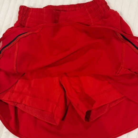Lululemon hotty hot skirt red size 4 - Picture 6 of 6